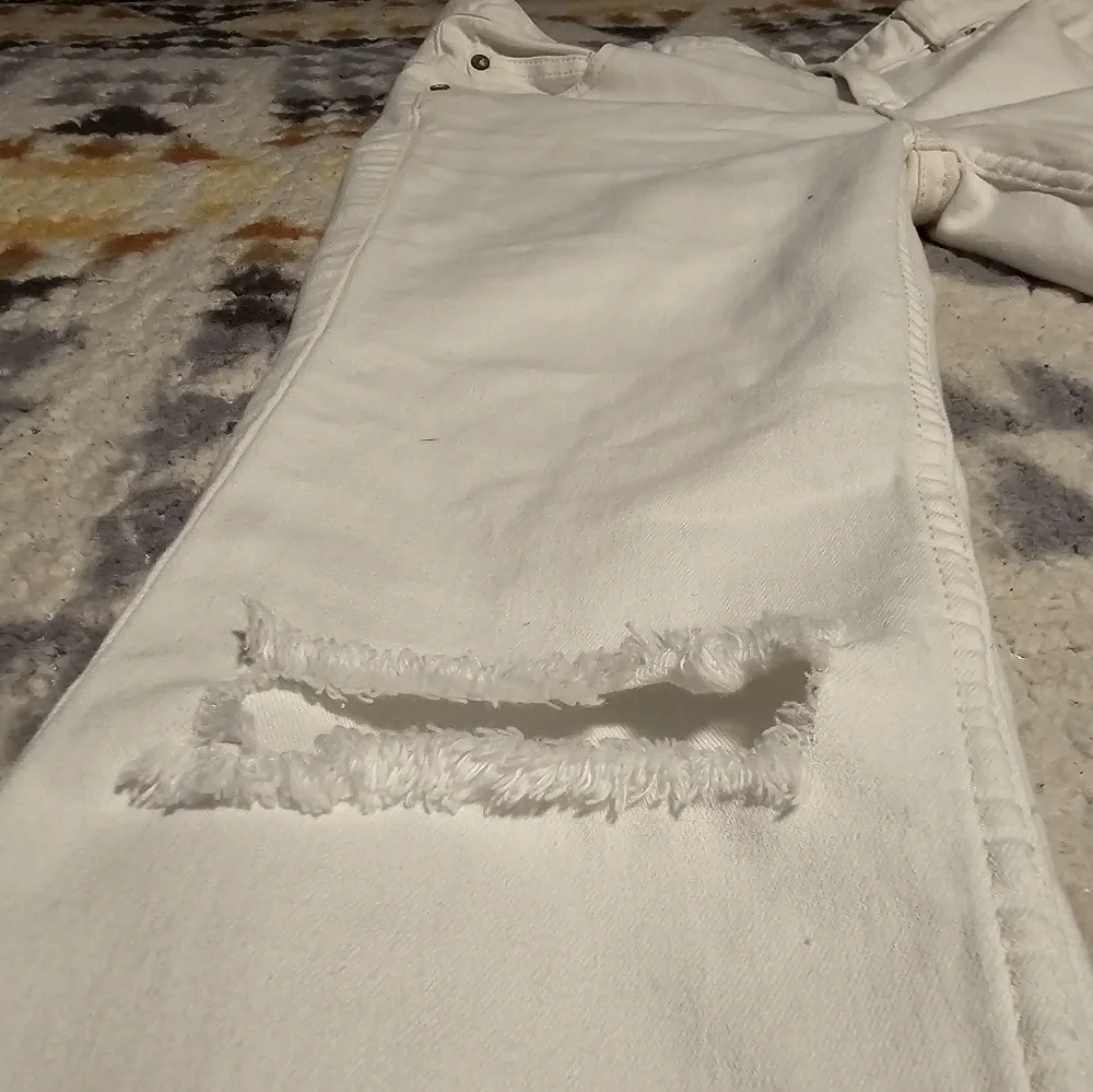 Free People White Skinny Jeans Size 27 - Picture 6 of 6